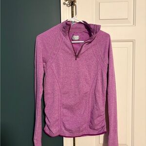 Athleta Women's Pink Quarter-Zip Top